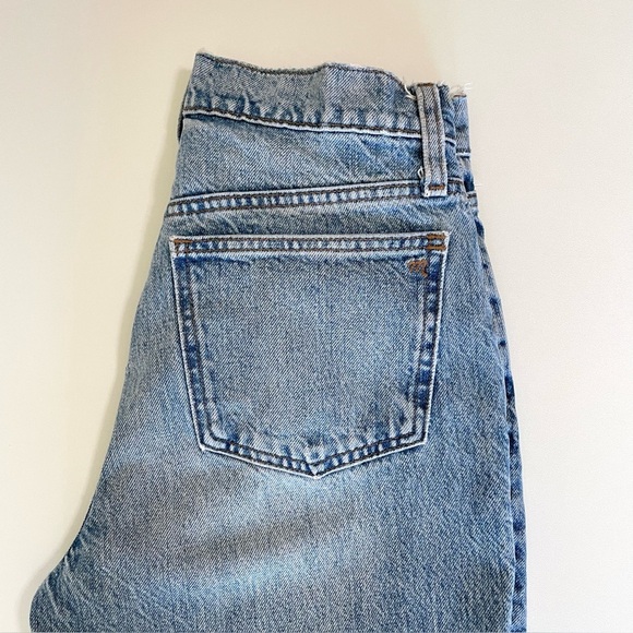 Madewell Petite Perfect Vintage Straight Jean High Waist Rigid Denim Seyland 25P - Picture 12 of 16